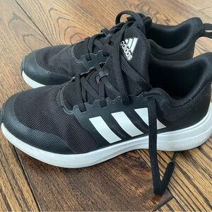 Adidas Boys Black and White Sneakers
